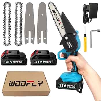 FEIJIE 電動チェーンソー 充電式 21V 小型 ミニチェーンソー 6インチ Amazon | FEIJIE チェーンソー 充電式 自動給油 マキタ対応 小型